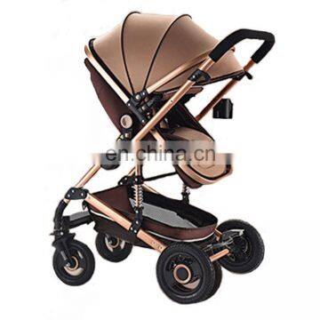 Compact baby buggy newborn double