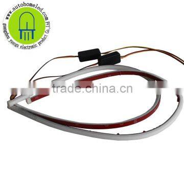 Universal LED Flexible Strip white or White Yellow Dual color DRL Light