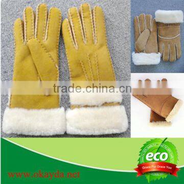 winter sheepskin glove wholesale