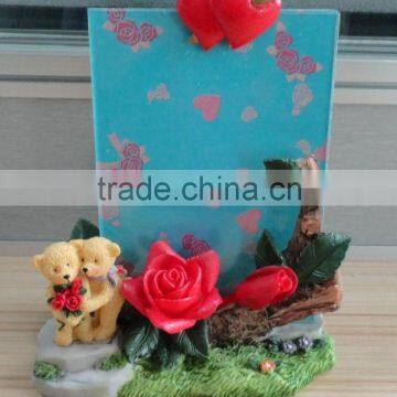 Unique Wholesale Promotion Photo Frame with Couple Bear