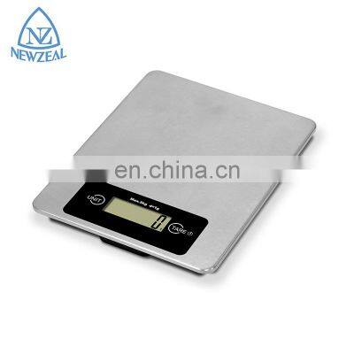 Digital Glass Stainless Steel Platform Kitchen Scale Digital Food Weight Scale