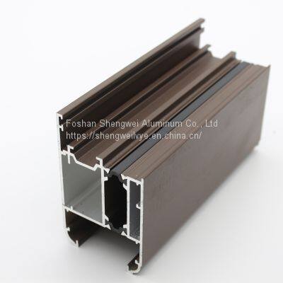 Aluminium Profiles Factory suppy supply aluminum extrusion profile casement windows and frames glass doors