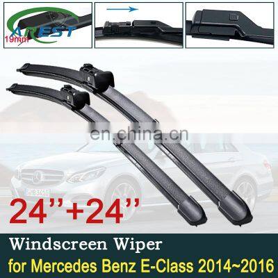 Car Wiper Blades for Mercedes Benz E-Class E Class E250 E300 E350 E400 E550 E63 W212 2014~2016 2015 Windscreen Wipers Car Goods