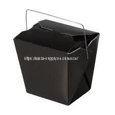 Recycling paper compartment disposable food storage container black take out containers