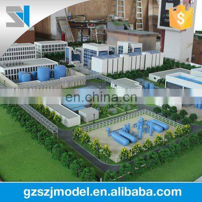 3d scale model for industrial park