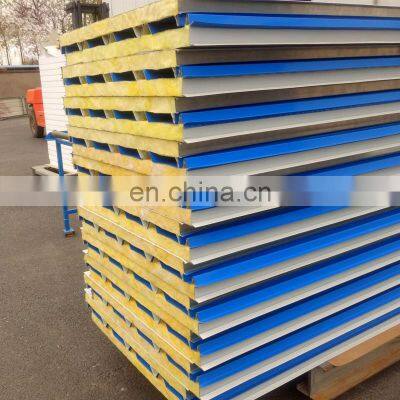 Manufacturer High Quality Building Material Wall Fire Proof Rock Wool Sandwich Panels With Best Price