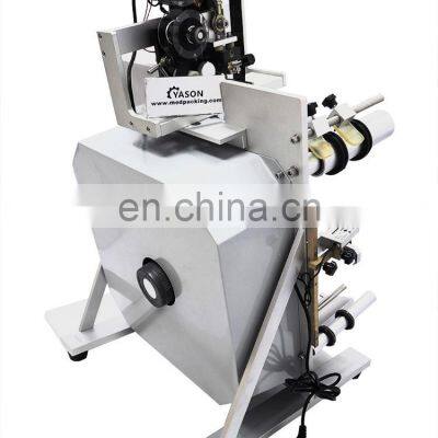 Semi-Automatic Labelling Machine Double Labeller for 2 Labels With Printer photo-2
