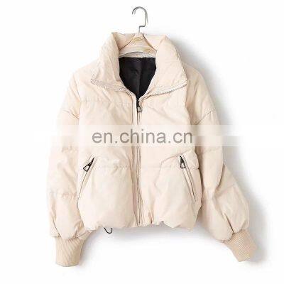 2021 Autumn and Winter New Lazy Wind Thickened Loose Cotton Jacket Trend Women's Cotton-padded Jacket Bread Jacket photo-4