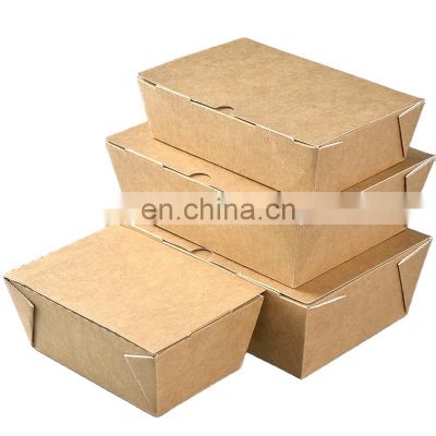 Custom made takeout food packing paper lunch box