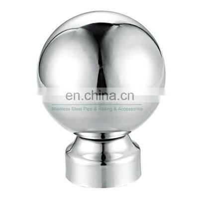 C102 Indoor Stainless Steel Stair Railing Ball Base Fittings Punching Handrail Ball Top Series