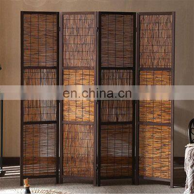 chinese traditional style wooden screen partition wooden room divider privacy screen