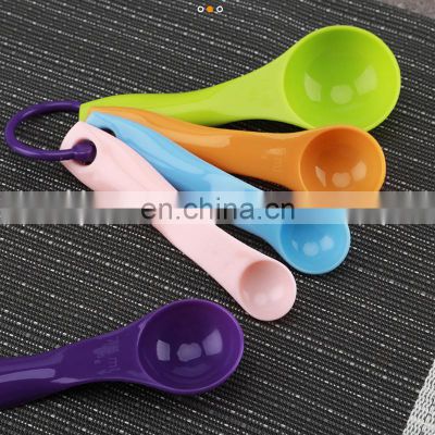 Factory supplies personalised custom logo 10 pcs plastic cup measuring spoon set