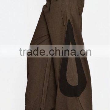 Indian Men Women Unisex Multi Color Cotton Alladin Harem Pants With Stylish Pockets Trouser photo-2