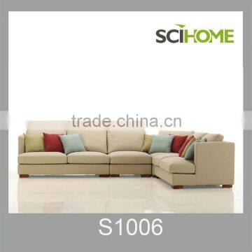 cheap stylish furniture new model modern style sectional fabric sofa