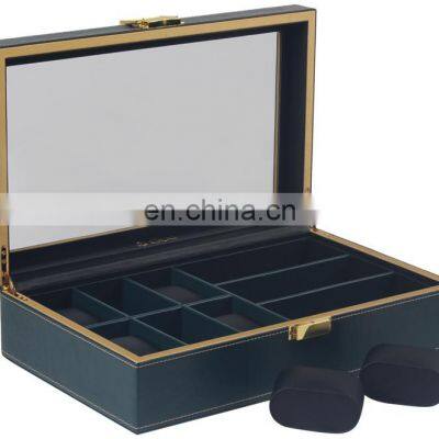 Wholesale luxury PU leather watches box watch display box packaging box for watch