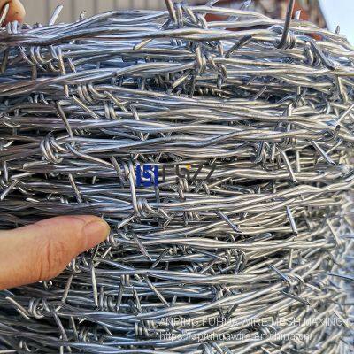 Hot Dipped Galvanized Steel Double Twist Barbed Wire for Security Fencing photo-3
