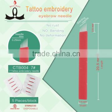 Stainless Steel Material Tattoo Embroidery Needle Top Grade Quality Blades