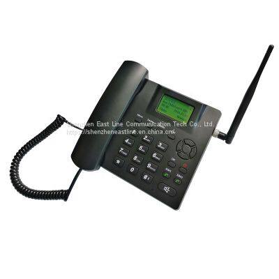 Telefone Sem Fio Fixo Gsm Com Antena Dual Sim E Tcn