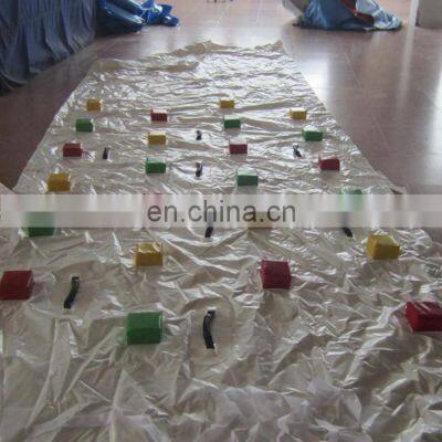 Popular ball pvc latex ball suit inflatable rock climbing wall for sale