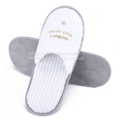 Luxury hotel disposable towel slipper