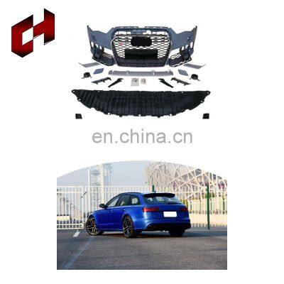 CH New Design Exhaust Tips Trunk Wing Rear Bumper Reflector Lights Car Auto Body Spare Parts For Audi A6L 2016-2018 To Rs6