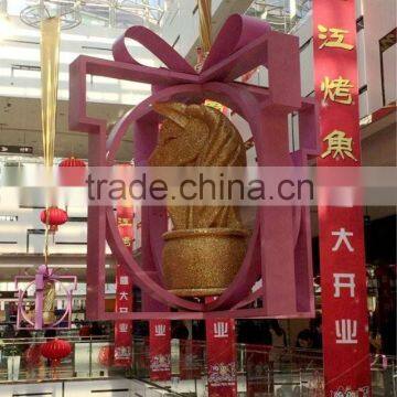 2015 shopping mall atrium decor for festival