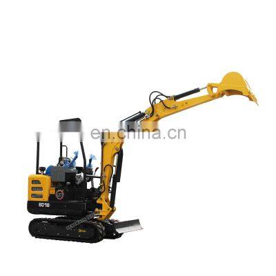 Customized bucket size 0.09m3-0.25m3 mini excavator hydraulic crawler