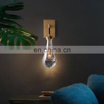 Modern Design Sconce Glass Bottle Vintage Style Downward Fixtures Contracted Wall Lighting photo-5