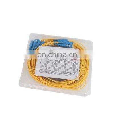1X2 1X4 1X8 1X16 1X32 SC UPC разветвитель оборудования FTTH 1260 1625нм оптический волоконный разветвитель PLC типа коробки из АБС