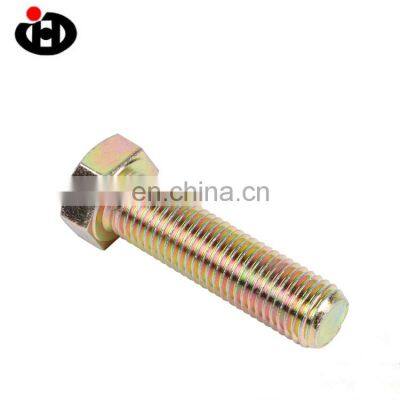 Hot Sale Hardware Fasteners Hexagonal Bolts Yellow Zinc Hex Bolt Full/Half Thread High Quality