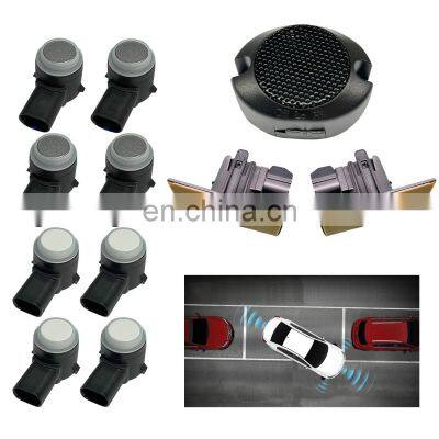 Non-ECU Sensor Parking Car Front And Rear Reverse 16mm 8 Ultrasonic Parking Sensor System With Buzzer