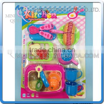 MINI QUTE Pretend Preschool Funny Tea cooking food fruit Vegetable kitchen play house set learning educational toys NO.ZQ133903