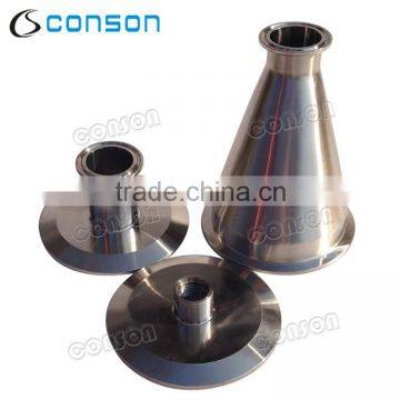 Stainless steel tri clamp reducer