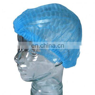 Nonwoven Polypropylene Cleanroom Bouffant Caps Clip Cap 21\