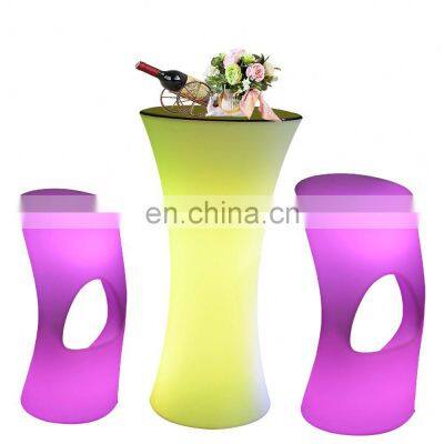 Furniture House Living Room /LED Furniture Light up Bar Table Illuminated Led Glowing Cocktail Table