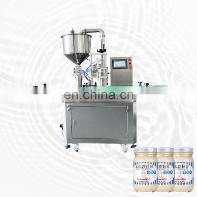 Semi Automatic Mineral Water Production Machine Rose Water Vial Piston Honey Bottle Liquid Fill Machine Filler