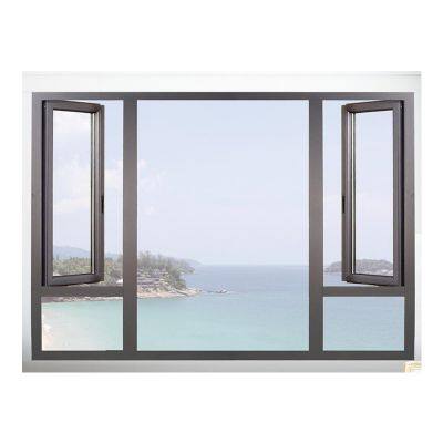 China Top Brand High Quality Aluminium Casement Window / Double or Single Leaf Window