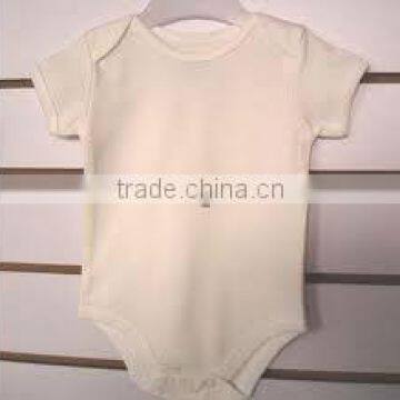 Organic cotton baby body clothing