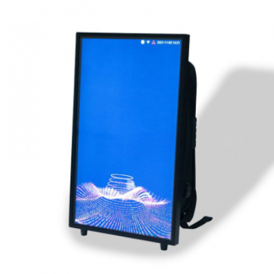 PORTABLE LED SCREEN 24 INCH WATERPROOF BACKPACK OUTDOOR ADVERTISING