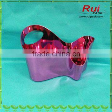 Plastic empty mini bathtub for holding shampoo bottles,skin care products