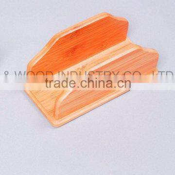 Solid Bamboo Napkin Holder