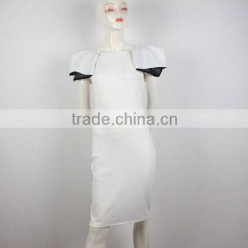 OEM service factory wholesale origami sleeve women real sample dress