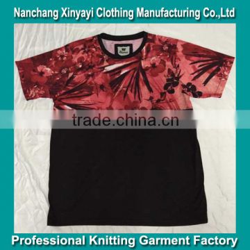 Cut and Sew Two Tone T-shirt Custom For Men