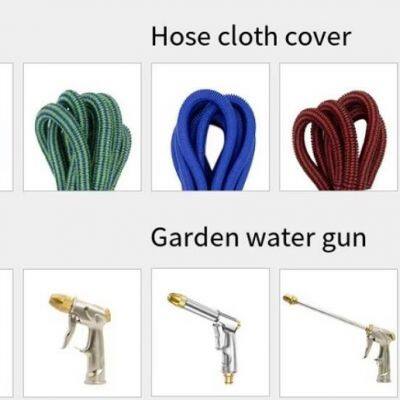 Garden Watering Expandable Hose Latex Inner Tube Magic Garden Hose With Nozzle