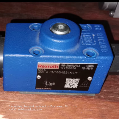Bosch Rexroth DRE Proportional Pressure Reducing Valve R900932943 DRE 6-1X/100MG24K4M 0811402055 DRE6-1X/175MG24-8NZ4M