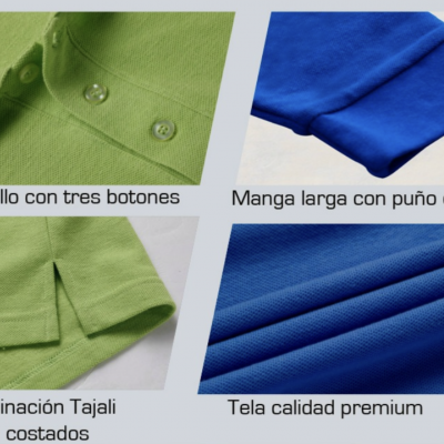 Customized Men Polo Shirt Short/Long Sleeves With Elastic Cuffs, Anti-flaking Reinforced Seams at Shoulders and Back Neckline With UV Protection photo-4