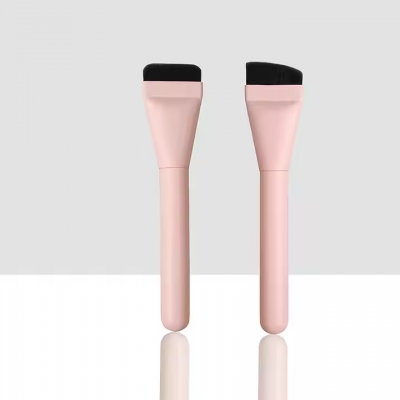 Wake up Synthetic Bristle Thick Flat Makeup Brush Set Foundation Brush for Face Use With Shaving Brush photo-4