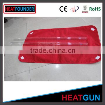 High purity opaque fused quartz helix tube for heater