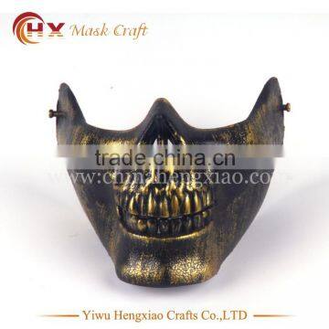Wholesale Half Skull Face Mask Terror Halloween Mask