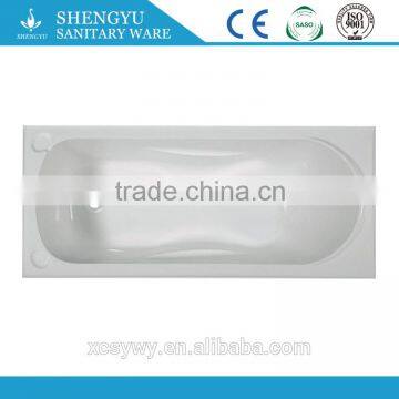 SY-2016 white cheap acrylic bathtub